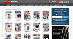 Desktop Screenshot of presstitles.com